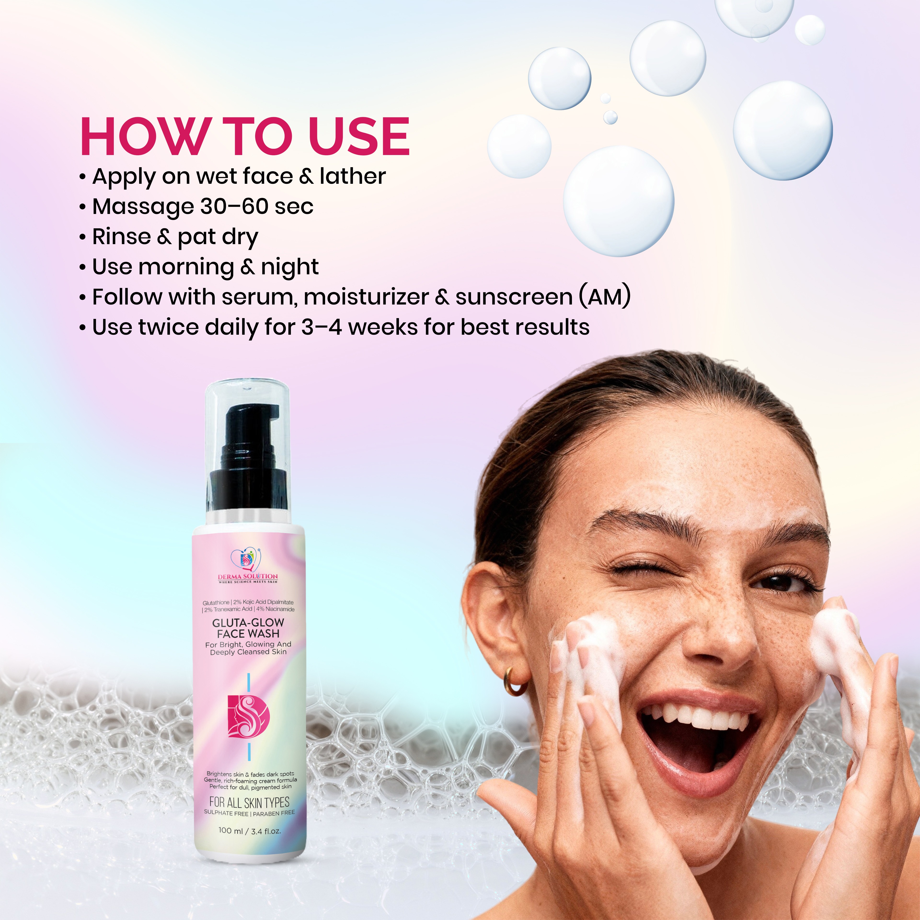 Gluta Glow Face Wash